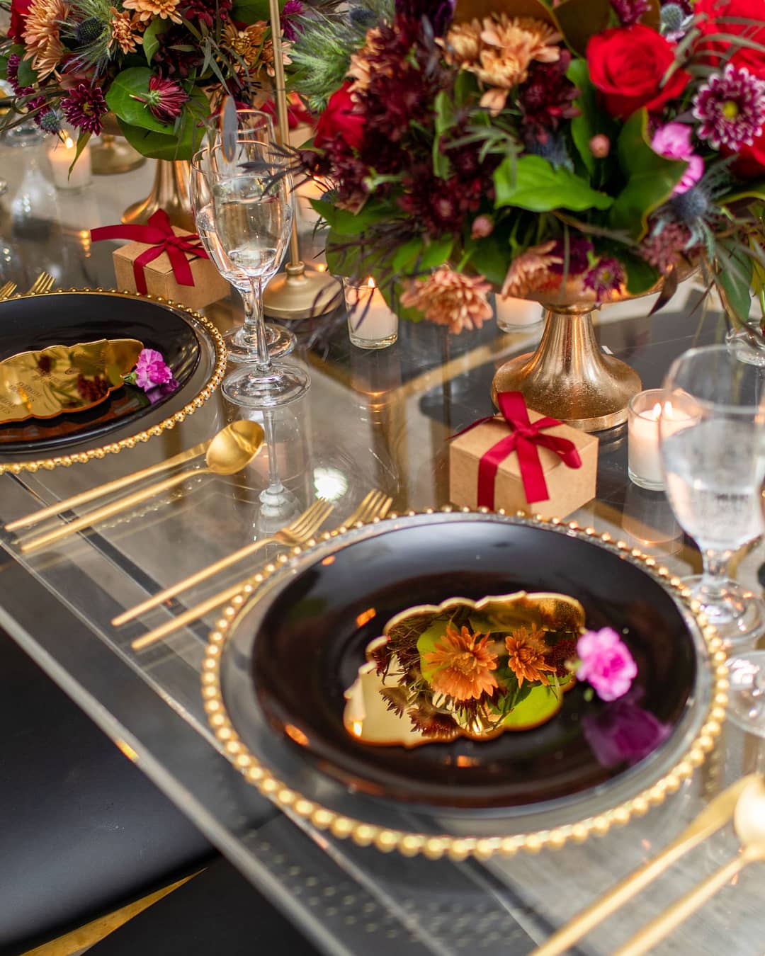 *ACRYLIC* Tablescape Decor Cards - The Madison Bracket